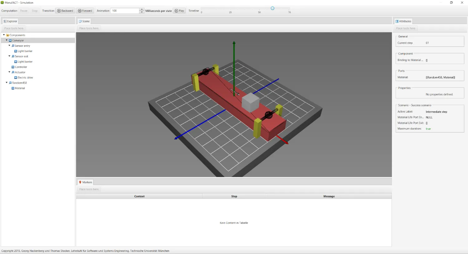 Simulation 2 illustration from First mechatronics engineering workbench screenshots!