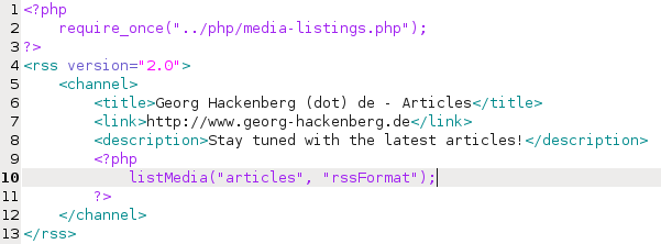 RSS fragment